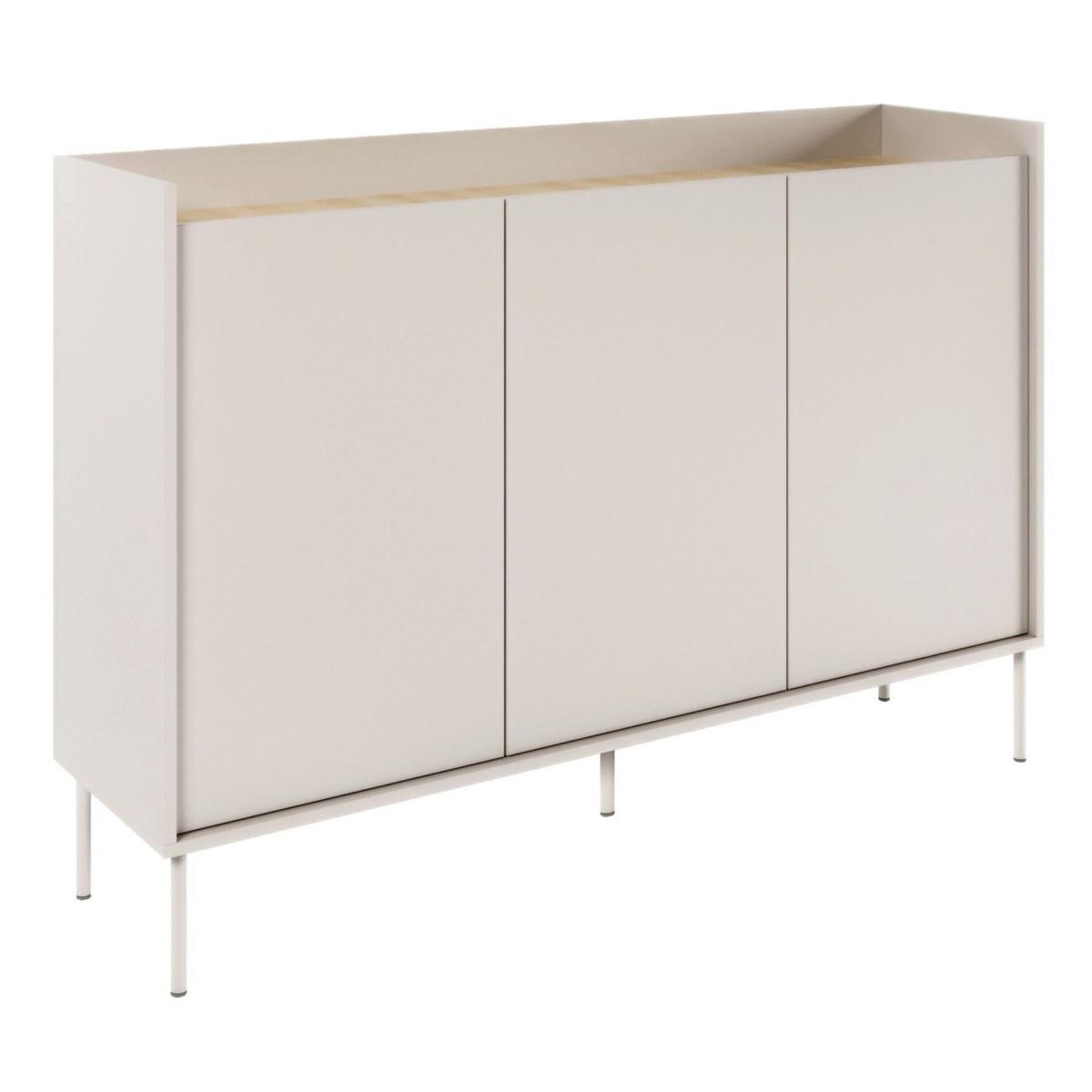 SIDEBOARD Tovi Kaschmirgrau / Holzoptik Eiche 140 cm - Kaschmir, Holzwerkstoff/Metall (139.8/95.5/36.4cm) - Selsey