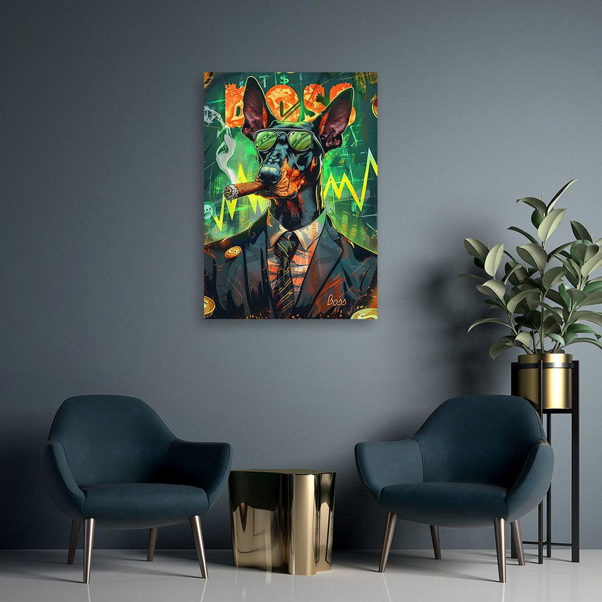 KUNSTDRUCK Grün 80/120 cm - Grün, Textil (80/120cm) - KUNSTLOFT