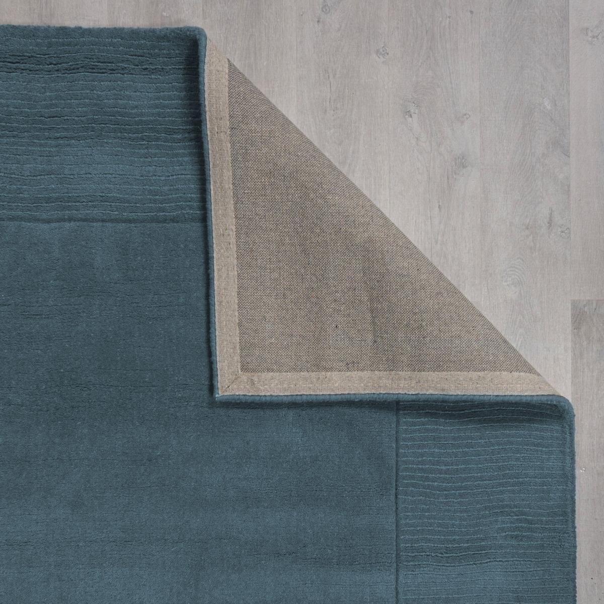 WOLLTEPPICH MOLE, einfarbig, Blau, 200 x 290 cm - Blau, Textil (290/200cm) - KADIMA DESIGN