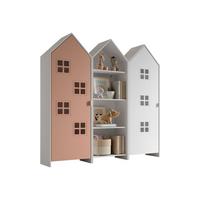 REGALSCHRANK Set Kania 173x37x171 MDF Weiß /Bunt - Pink/Weiß, Holzwerkstoff (173/171/37cm) - 58aufmkessel