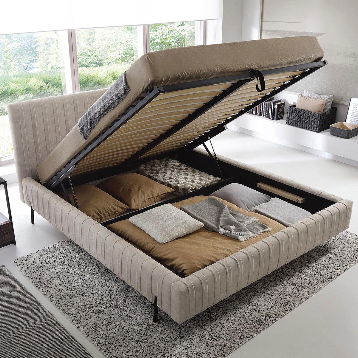 BOXBETT 180/200 Ori Beige - Beige, Holz (180/200cm) - Petits-meubles