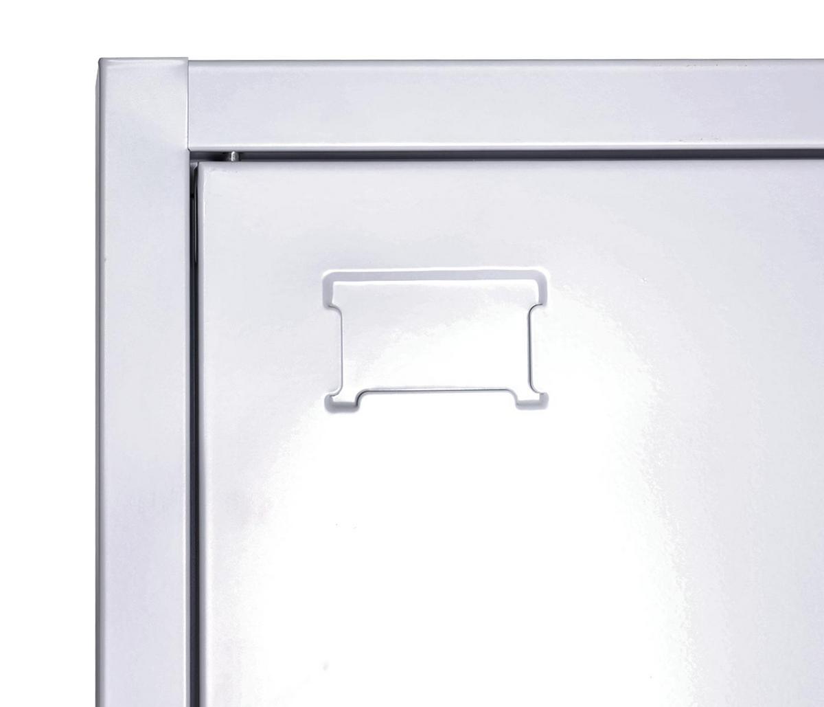 AKTENSCHRANK Grau - Grau, Metall (90/185/45cm) - MCW