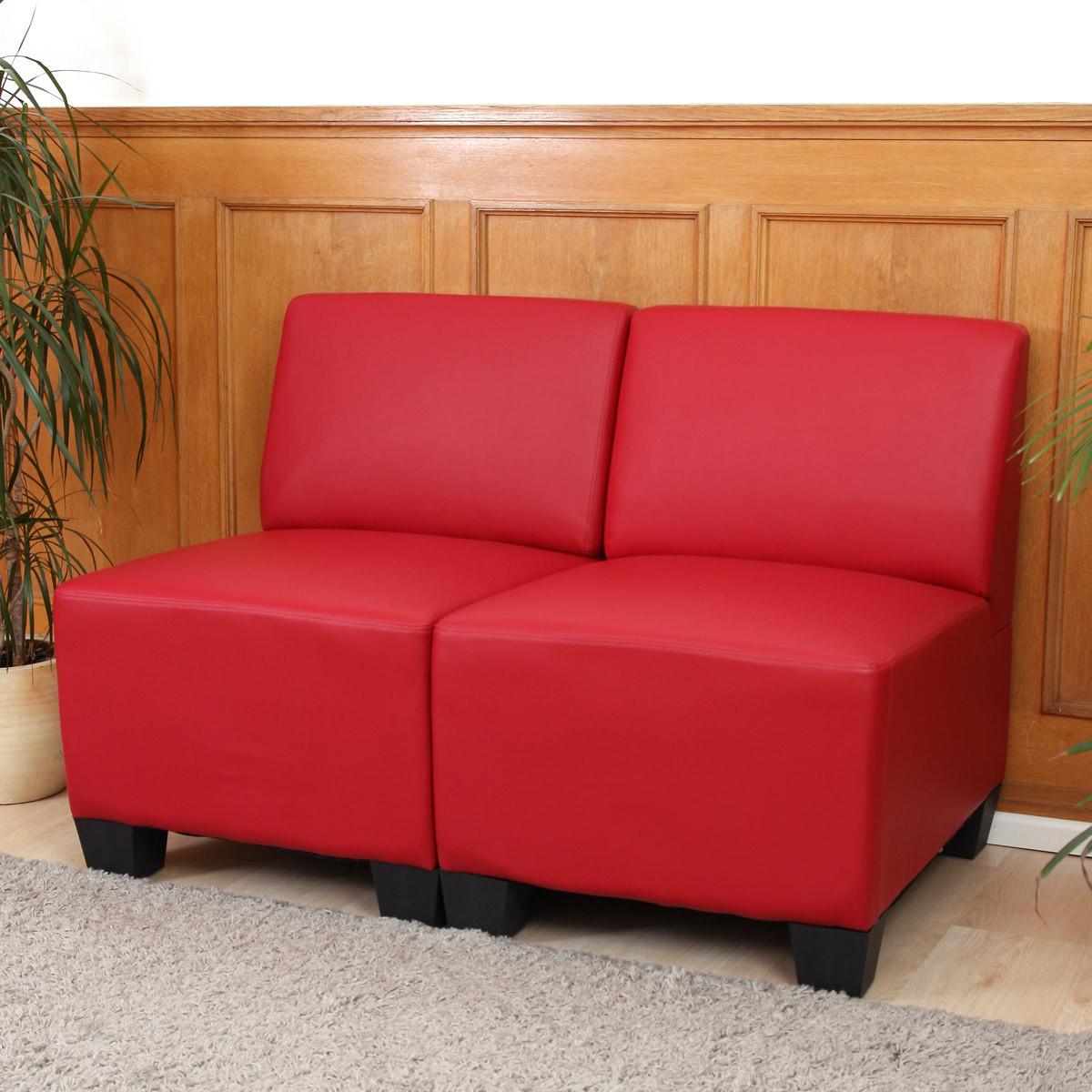 2-SITZER Rot - Rot, Textil (114/76/72cm) - MCW