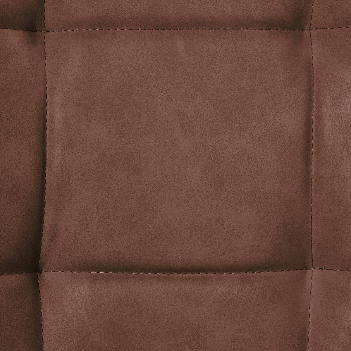 ESSZIMMERSTUHL 2er-Set Kunstleder Braun Melrose - Braun, Kunststoff (51/85/58cm) - Beliani