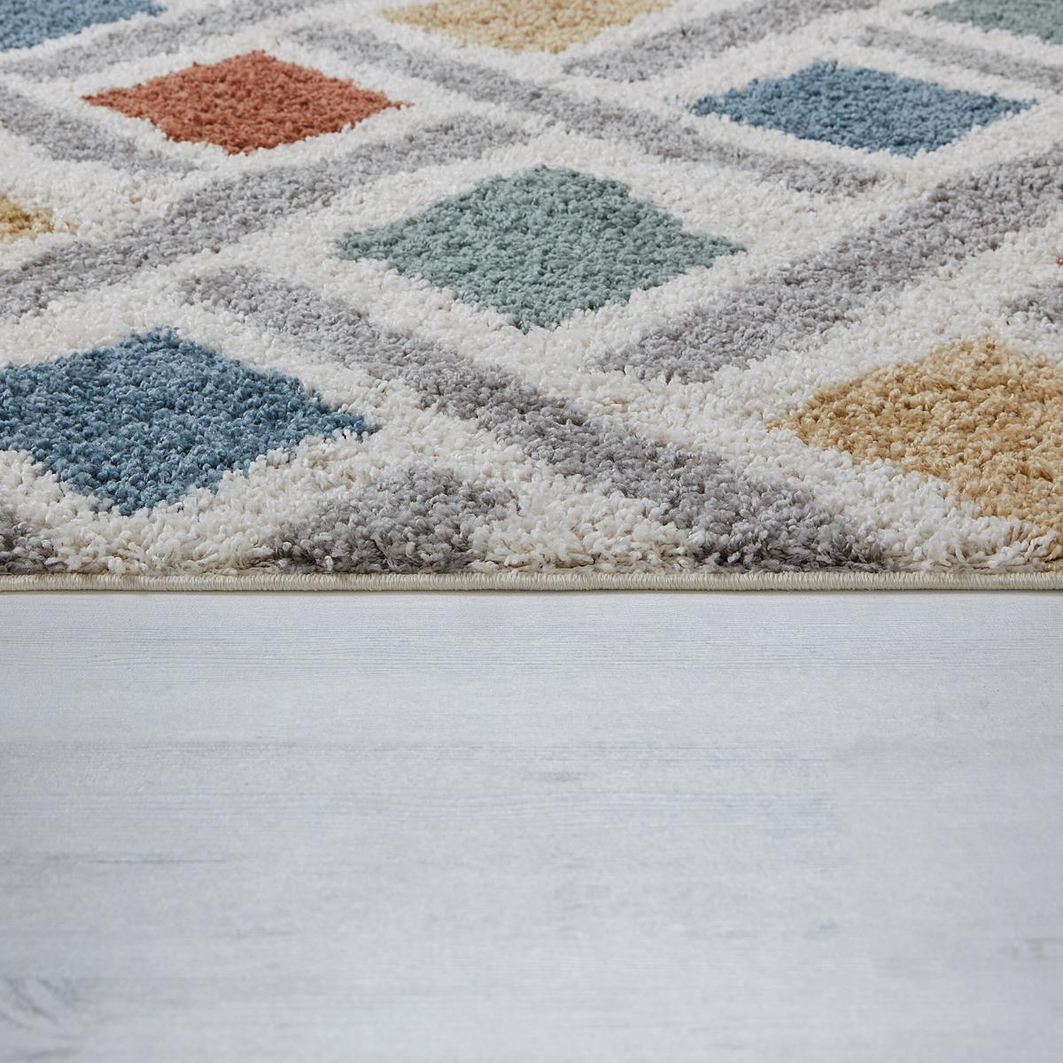 TEPPICH MERSEY, geometrisch, Bunt, 80 x 150 cm - Multicolor, Textil (80/150cm) - KADIMA DESIGN