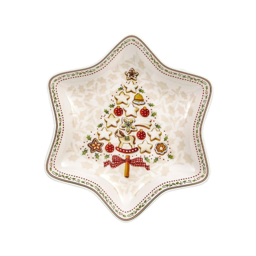 STERNSCHALE Winter Bakery Delight bunt 25 x 22 cm - Multicolor, Keramik (1cm) - Villeroy & Boch
