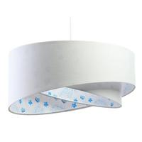 HÄNGELEUCHTE Blau 50/23 cm - Blau, Kunststoff (50/1/23cm) - ONZENO