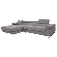 ECKSOFA Torezio Mini, Seite: Links - Grau, Holz/Textil (280/170cm) - MIRJAN24
