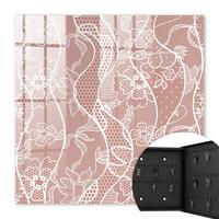 SCHLÜSSELBOX Schwarz 30x30 cm- Türöffnung nach rechts - Elegante Spitze - Braun, Metall (30/30/5cm) - TULUP