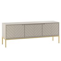 TV-MÖBEL Daria Kaschmir - Beige, Holzwerkstoff (151/77/39cm) - Petits-meubles
