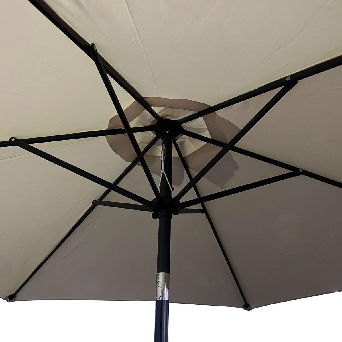 GARTENSCHIRM Beige 270/235/270 - Beige, Textil/Metall (270/270cm) - RAUMHIRSCH FURNITURE