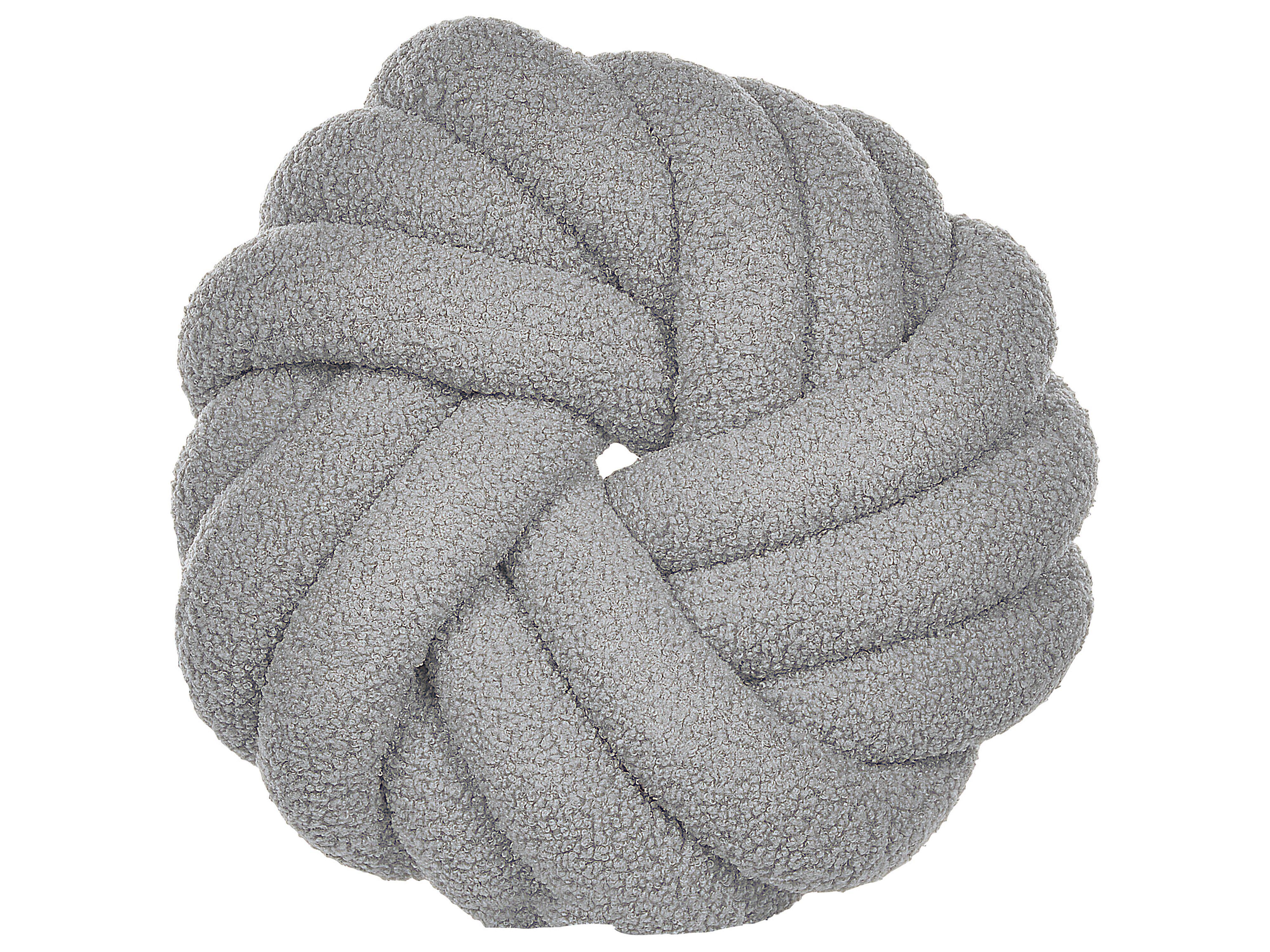 DEKOKISSEN Grau 31/31 cm Akola - Grau, Textil (31/31cm) - Beliani