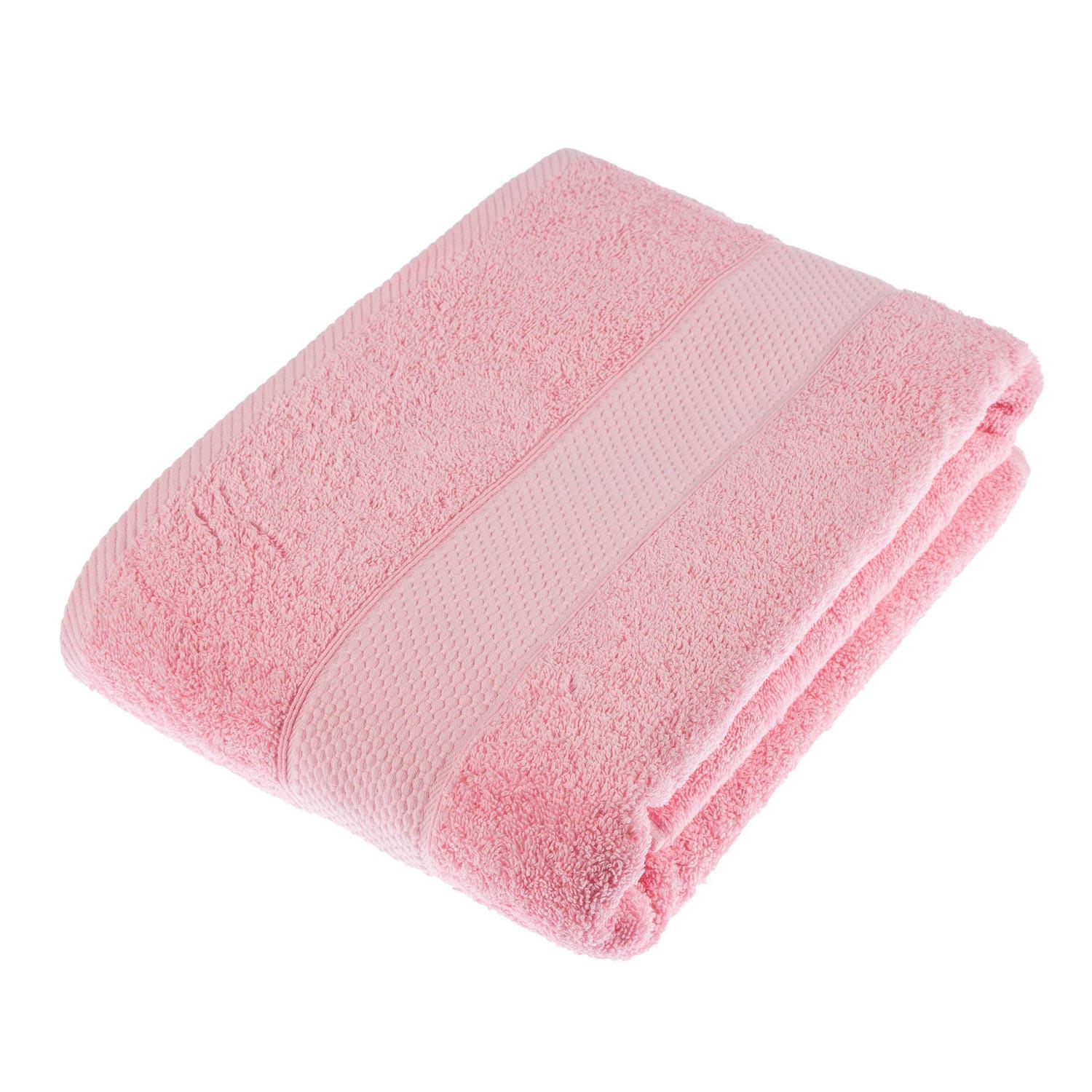 BADETUCH Essential rosa 100/150 cm - Rosa, Textil (100/150cm) - Homescapes