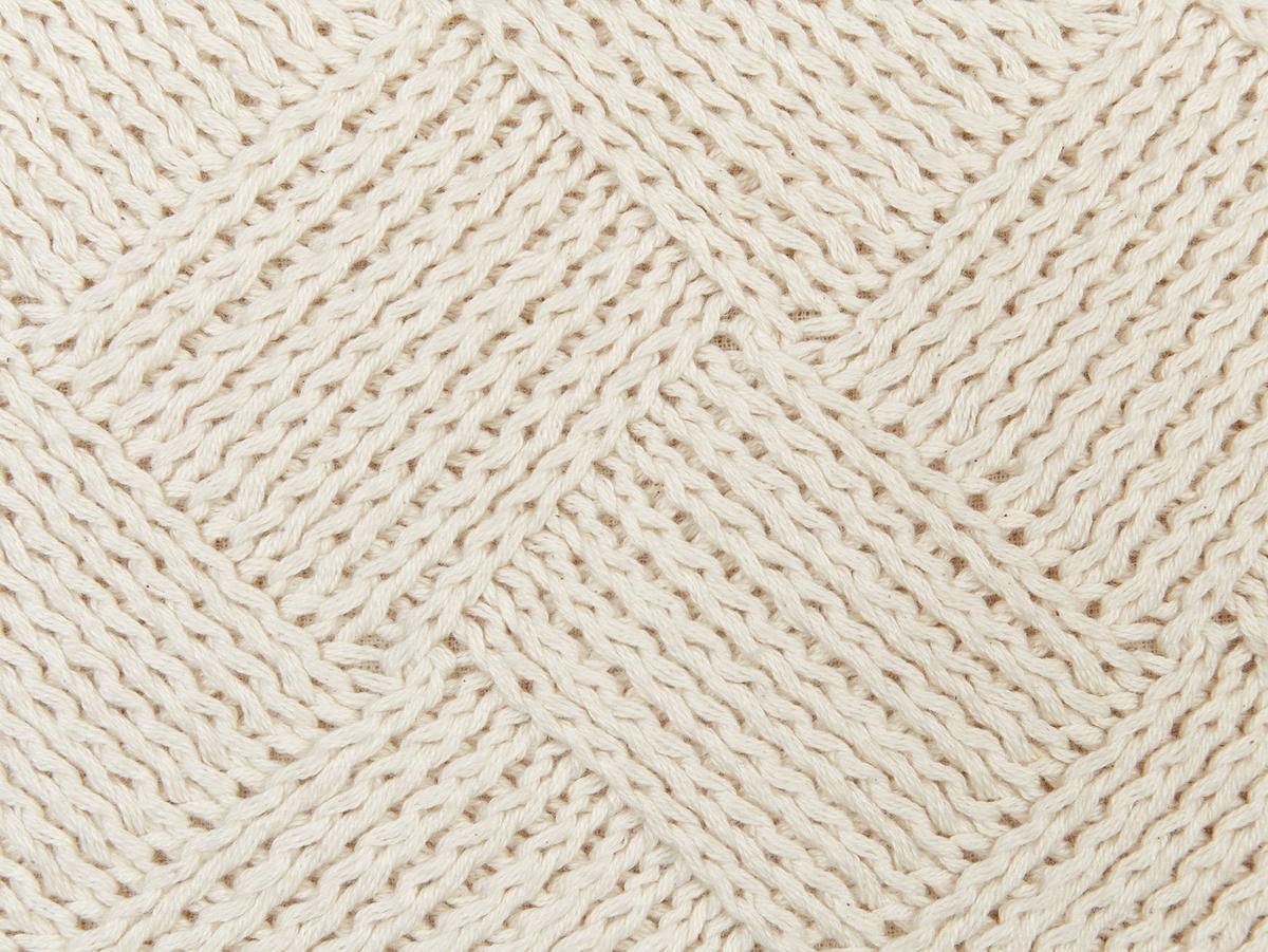 DEKOKISSEN 2er-Set Beige 45/45 cm Oberonia - Beige/Braun, Naturmaterialien (45/45cm) - Beliani