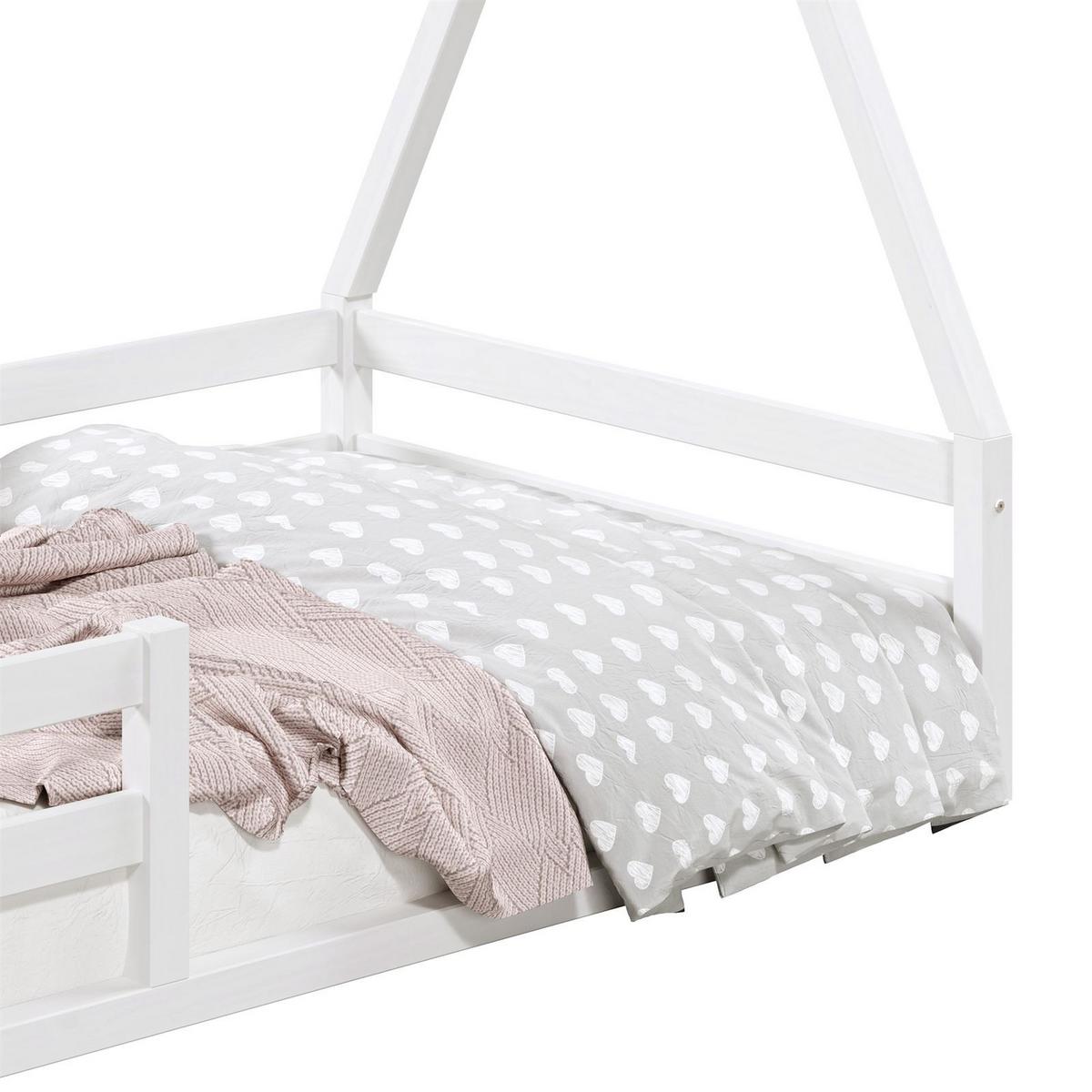 HAUSBETT SILA 90x200 cm weiß - Weiß, Holz (96/152/206cm) - IDIMEX