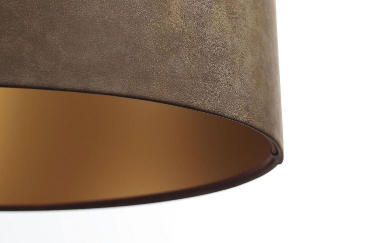 HÄNGELEUCHTE Gold 50/25 cm - Goldfarben/Braun, Kunststoff (50/0.8/25cm) - ONZENO