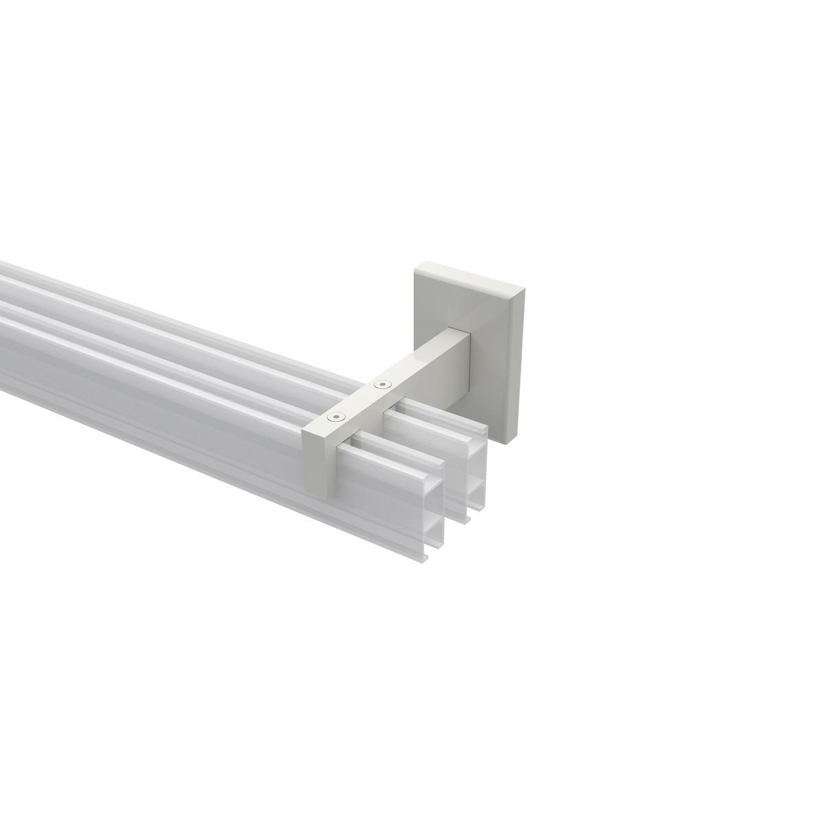 TRÄGER FÜR GARDINENSTANGEN INNENLAUF 14x35 mm, Smartline 2-läufig, Weiß - Weiß, Metall (10/6.5/4.5cm) - INTERDECO