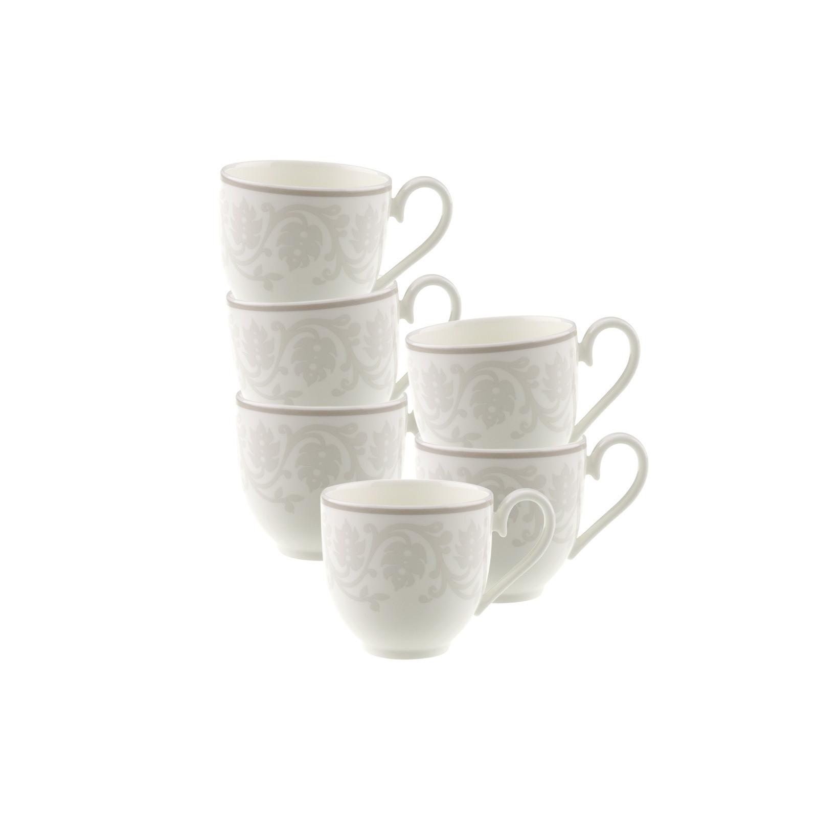 ESPRESSOTASSEN Gray Pearl weiß 70 ml 6er Set - Weiß, Keramik (0.07L) - Villeroy & Boch