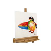 ÖLGEMÄLDE 50/50 cm - Multicolor, Holz/Textil (50/50cm) - KUNSTLOFT