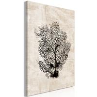KUNSTDRUCK Schwarz 60/90 cm - Schwarz/Braun, Textil (60/90cm) - KUNSTLOFT