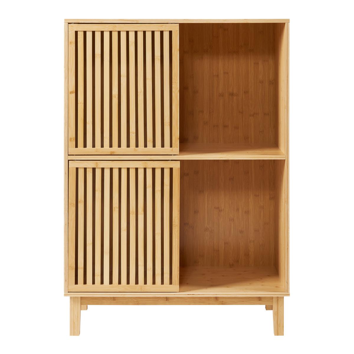 BÜCHERREGAL Ypäjä - Naturfarben, Holz (83.5/120/39cm) - [en.casa]