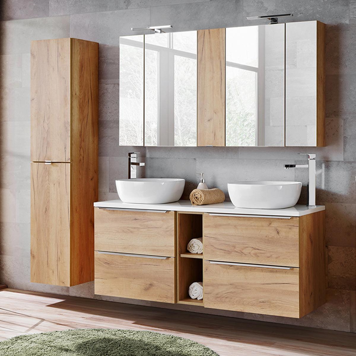 HOCHSCHRANK April Holz - Braun, Holzwerkstoff (35/170/33cm) - Petits-meubles