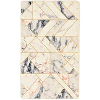 BADTEPPICH Aquata 50x60 cm - Creme, Textil (50/60cm) - Gino Falcone