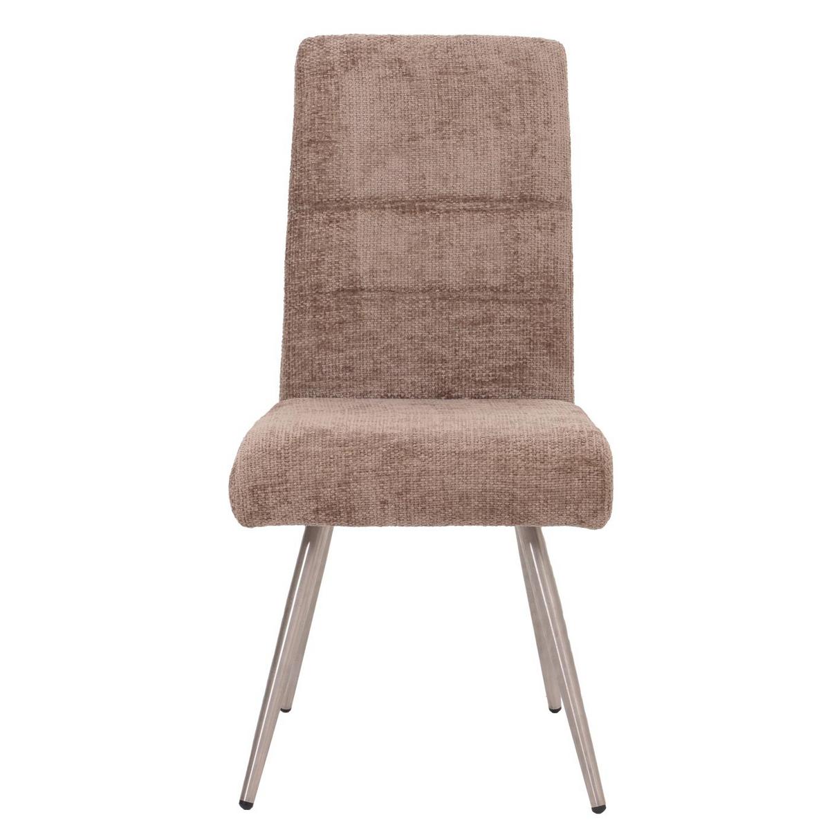 ESSZIMMERSTUHL Braun 6er-Set - Braun, Textil (68/97/64cm) - MCW