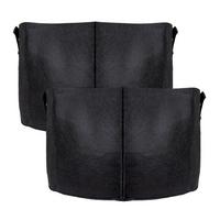 PFLANZSACK Vliesstoff 55/30 cm (2-tlg. Set) - Schwarz, Textil (30cm) - Intirilife
