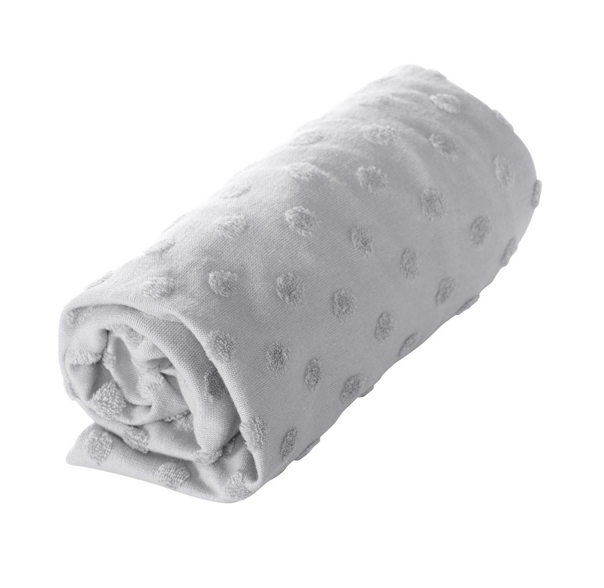 SPANNBEZUG für Wickelauflagen 75 x 85 cm - Hellgrau, Textil (85/75cm) - Roba