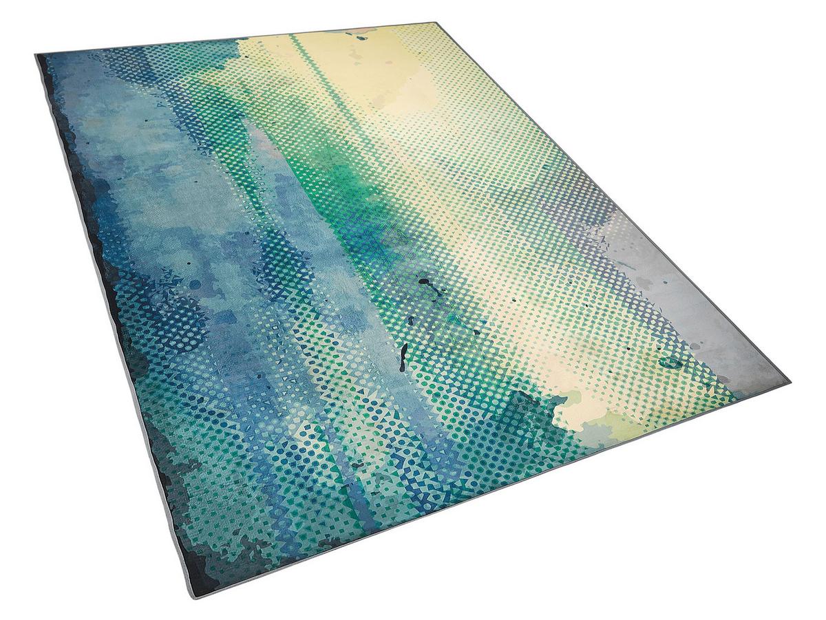 KURZFLOR-TEPPICH Susuz 200/140 cm - Multicolor, Kunststoff (140/200cm) - Beliani