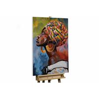ACRYLBILD HANDGEMALT 70/100 cm - Braun, Holz/Textil (70/100cm) - KUNSTLOFT