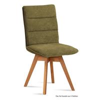 ESSZIMMERSTUHL drehbar (6er-Set) Dorle 47x92x60 Eiche geölt/Olivgrün - Eichefarben/Olivgrün, Kunststoff (60/92/47cm) - 58aufmkessel
