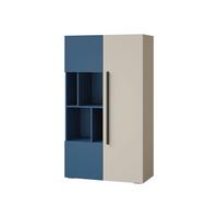 REGAL Lorin 3D LO05 - Kaschmir/Blau, Holzwerkstoff (91/157/40cm) - MIRJAN24