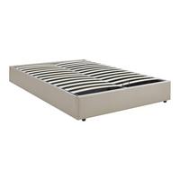 POLSTERBETT Nola - Beige, Holzwerkstoff/Kunststoff (140/200cm) - [en.casa]