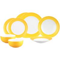 EINSTEIGER-SET Liberty Pure Colors Yellow Glow 8-tlg. - Gelb, Keramik (2/2/2cm) - Seltmann Weiden