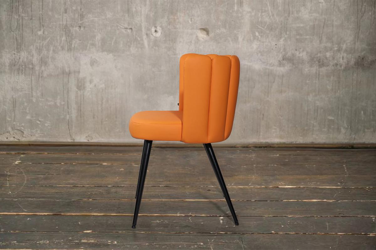 ESSZIMMERSTUHL JADA Orange Kunstleder (1er-Set) - Orange, Kunststoff/Textil (59/79/55cm) - KAWOLA