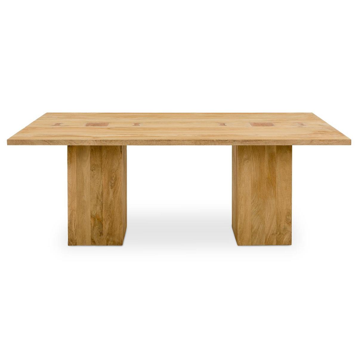 ESSTISCH MAHO natur - Naturfarben, Holz (100/200/76cm) - IDIMEX