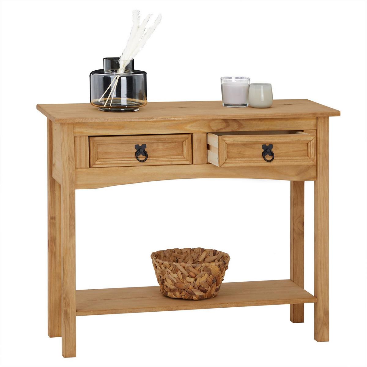 KONSOLENTISCH SALSA natur - Naturfarben, Holz (35/90/73cm) - CARO-Möbel