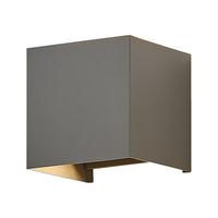 LED WANDLEUCHTE Inspiration 1er-Set - Grau, Metall (10/10/10cm) - Nettlife