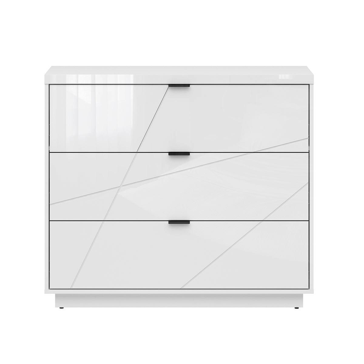 KOMMODE Sven Weiß - Weiß, Holzwerkstoff (106/93/42cm) - Petits-meubles
