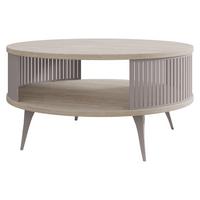 COUCHTISCH Roenni Cashmere - Taupe/Kaschmir, Holzwerkstoff/Metall (75/75/30cm) - MIRJAN24