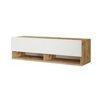 TV-ELEMENT Laitila - Weiß, Holzwerkstoff (100/29.5/31.5cm) - [en.casa]