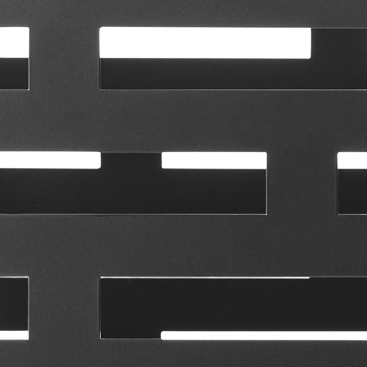 SCHIRMSTÄNDER Metall Schwarz Kamsar - Schwarz, Metall (38/62/19cm) - Beliani
