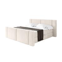 BOXBETT mit Matratze H3 - EVON Zanozek - 180x200 cm Beige - Beige, Holzwerkstoff (180/200cm) - ALTDECOR