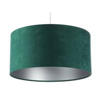 HÄNGELEUCHTE Grün 30/20 cm - Silberfarben/Grün, Kunststoff (30/0.45/20cm) - ONZENO