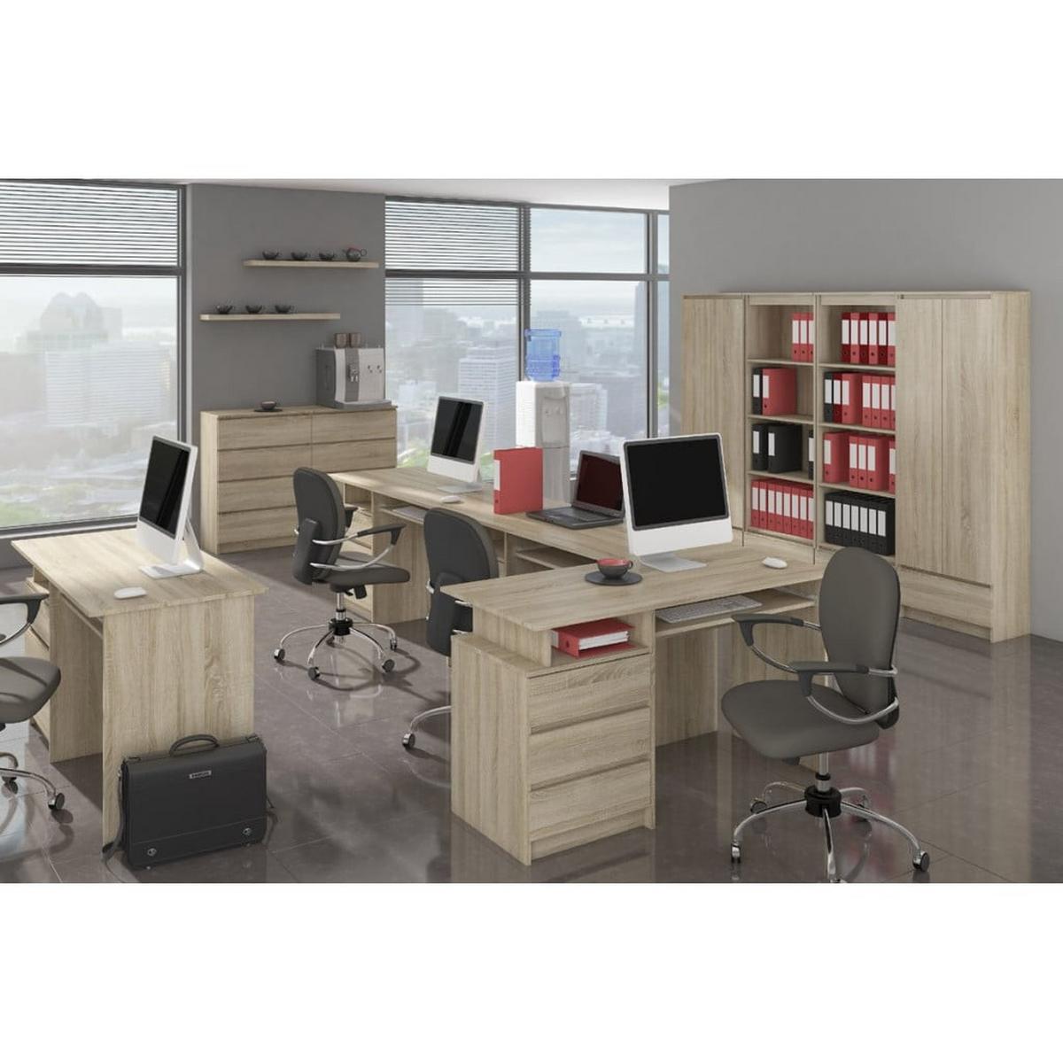 KOMMODE Eiche Sonoma 121/138/40 - Sonoma Eiche, Holzwerkstoff (138/121/40cm) - RAUMHIRSCH FURNITURE