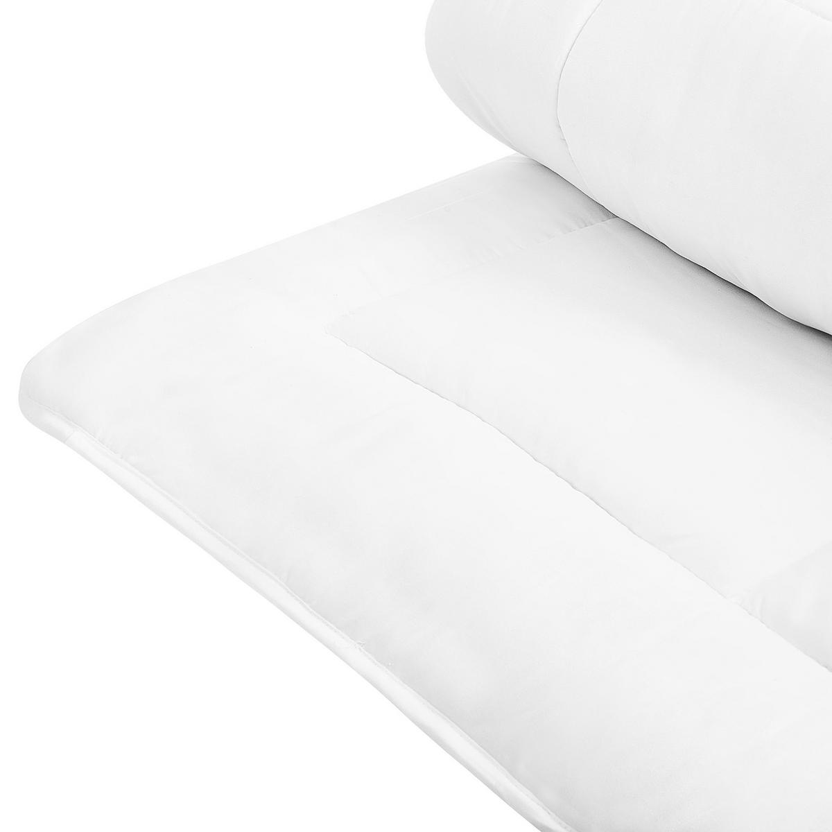 BETTDECKE Polyester Extra Warm 200/220 cm Lemberg - Weiß, Textil (200/220cm) - Beliani