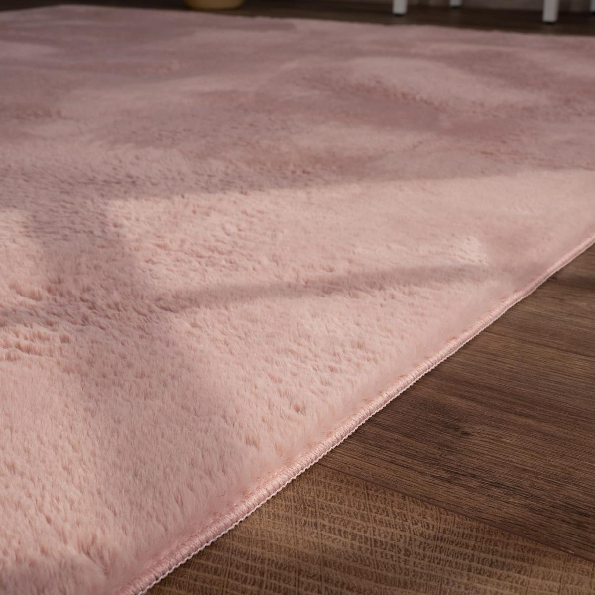 FLACHWEBETEPPICH Pink 60 x 90 cm - Pink, Kunststoff (60/90cm) - TT Home