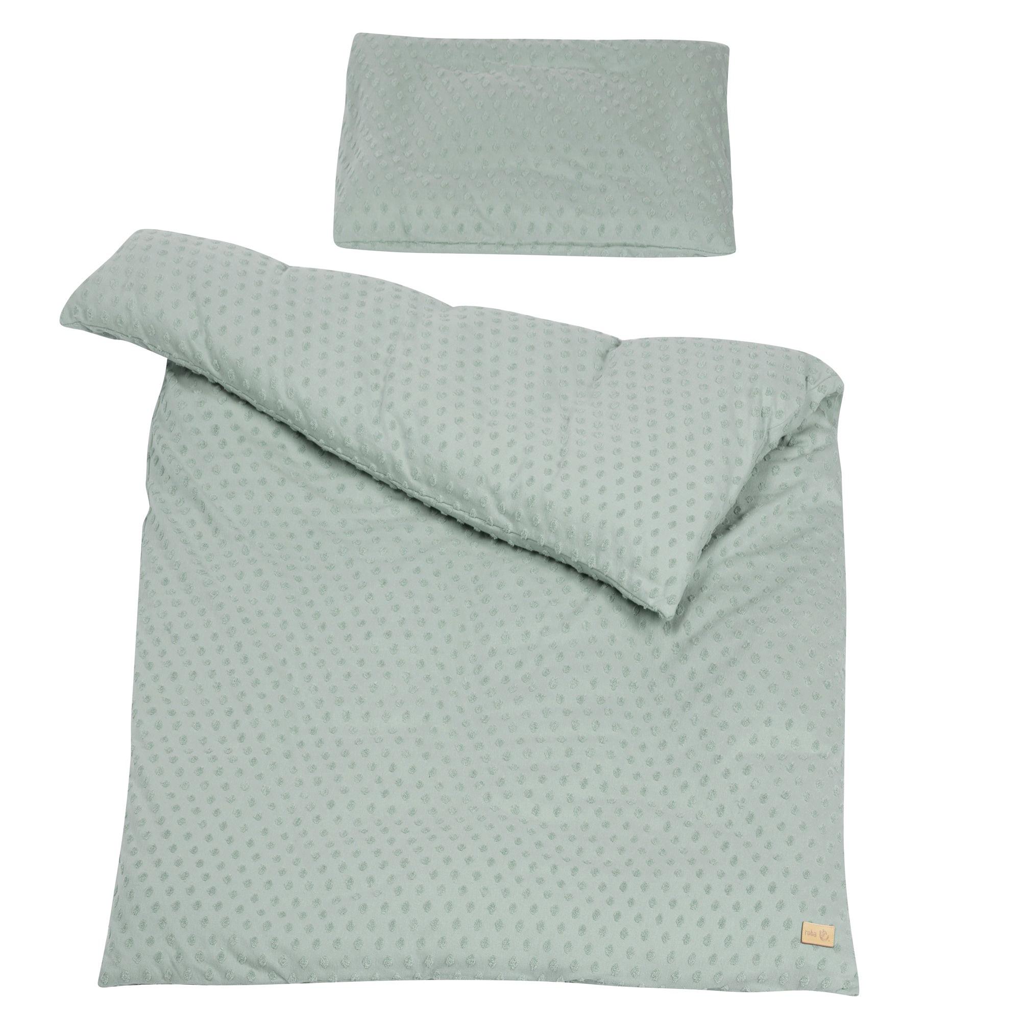 BABYBETTWÄSCHE Lil Planet 100x135 cm frosty green - Grün, Textil (100/135cm) - Roba